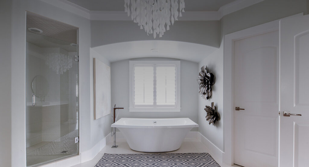 Luxury freestanding tub bathroom remodel